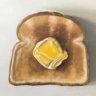 buttered toast