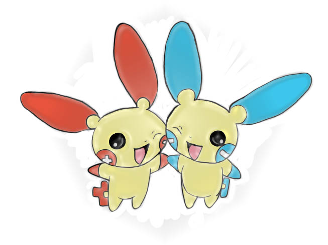 Chibi_Plusle_and_Minun_by_Nightsangel666.jpg