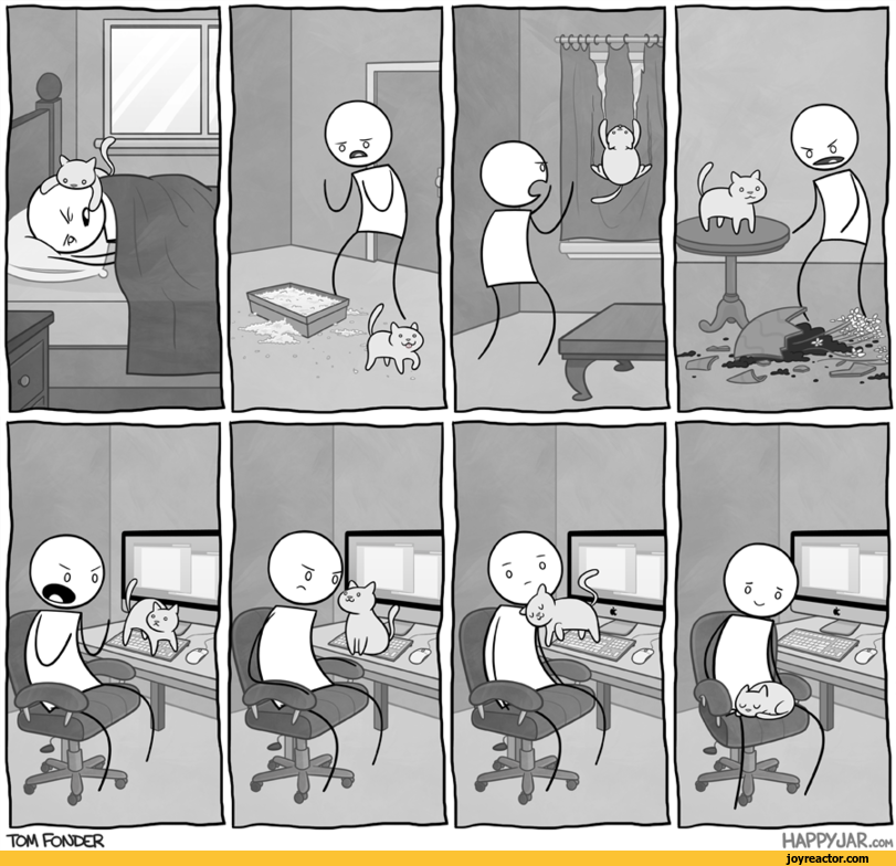 comic-cat-happyjar-1068440.png